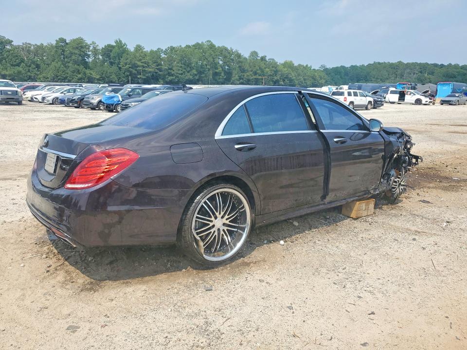 2014 Mercedes-benz S class VIN WDDUG8CB4EA009154 COPART salvage auction — FRONT END, GA - CERTIFICATE OF TITLE, sold $975 on 2026-08-11 (photo 3)