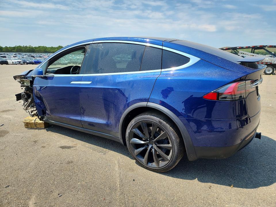 2020 Tesla Model x VIN 5YJXCBE2XLF233529 COPART salvage auction — FRONT END, NY - MV-907A SALVAGE CERTIFICATE, sold $11,200 on 2026-07-20 (photo 2)