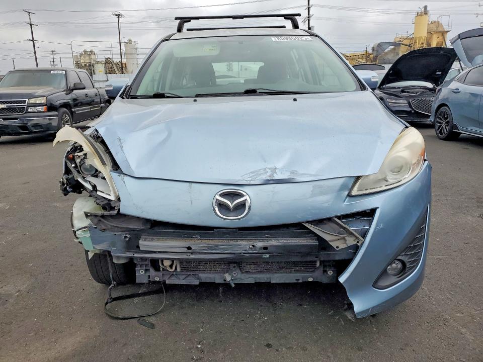 2013 Mazda 5 VIN JM1CW2CL0D0144747 COPART salvage auction — FRONT END, Ca - Salvage Certificate, sold $400 on 2026-07-15 (photo 5)