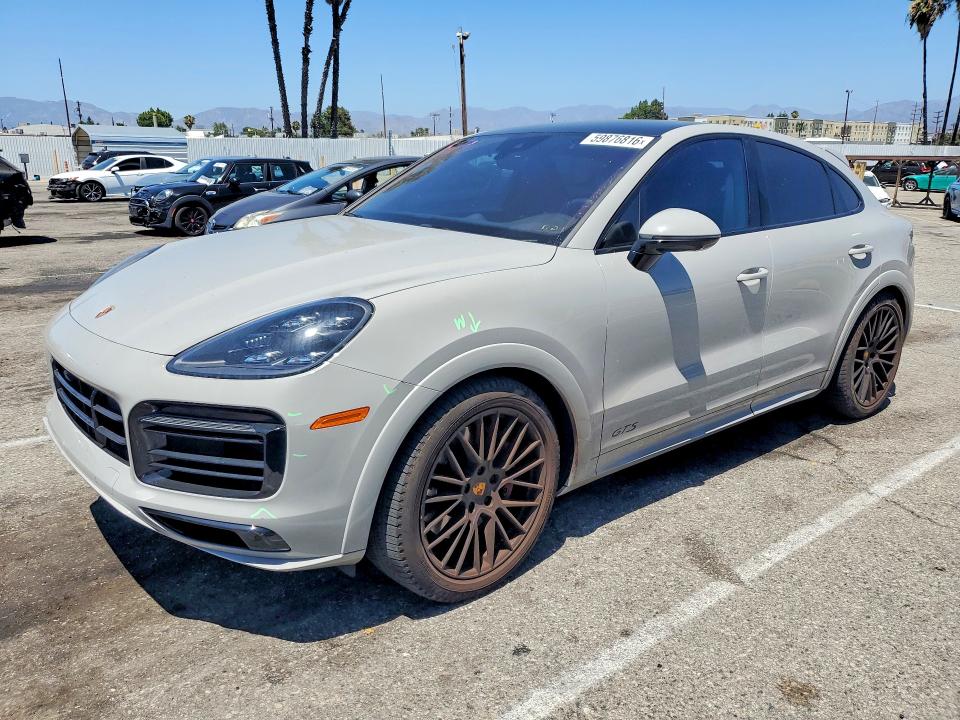 2021 Porsche Cayenne VIN WP1BG2AY8MDA49965 COPART salvage auction — SIDE, Ca - Salvage Certificate, sold $26,250 on 2026-07-24 (photo 1)