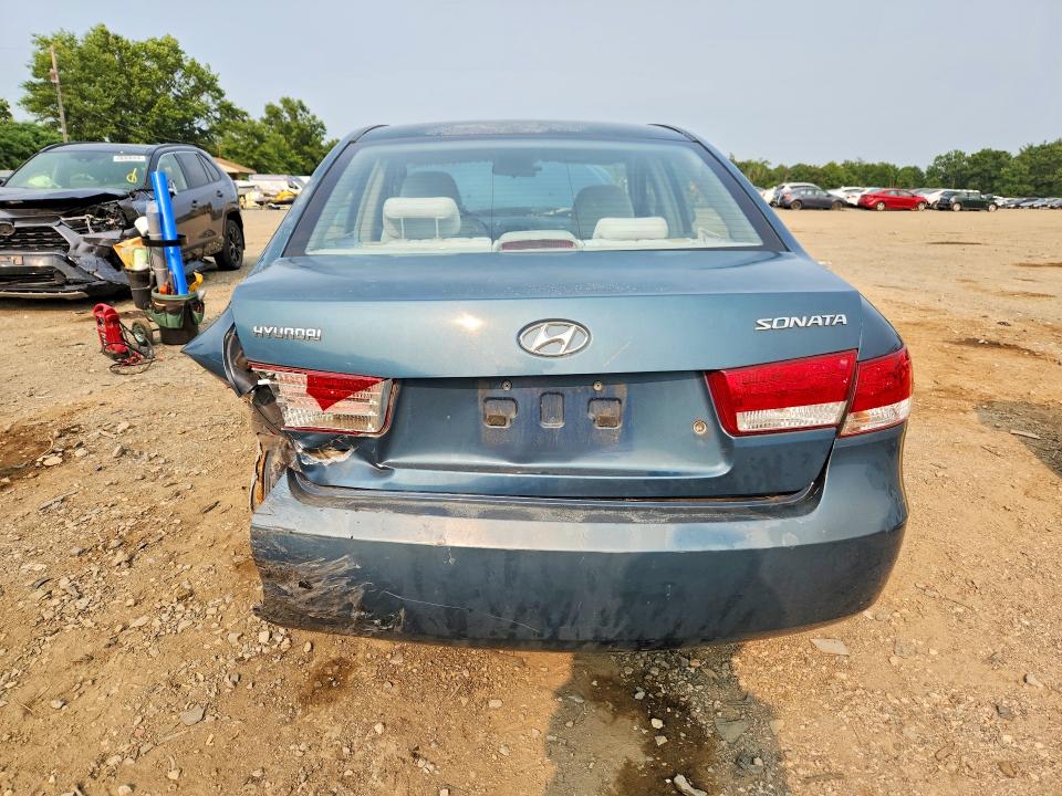 2007 Hyundai Sonata VIN 5NPET46C97H224340 COPART salvage auction — FRONT END, NJ - CERT OF TITLE-SALVAGE (P), sold $225 on 2026-07-27 (photo 6)