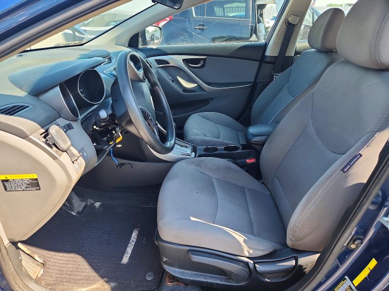 2013 Hyundai Elantra VIN KMHDH4AEXDU973151 COPART salvage auction — VANDALISM, Oh - Cert Of Title-Salvage, sold $1,150 on 2026-07-24 (photo 7)