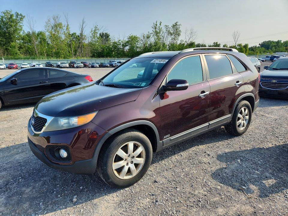 2011 Kia Sorento VIN 5XYKTCA17BG089975 COPART salvage auction — NORMAL WEAR, NY - CERTIFICATE OF TITLE, sold $450 on 2026-07-27 (photo 1)