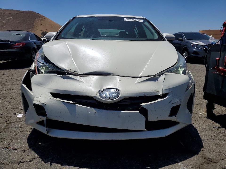 2016 Toyota Prius VIN JTDKBRFU5G3501007 COPART salvage auction — FRONT END, CA - SALVAGE CERTIFICATE, sold $2,950 on 2026-07-23 (photo 5)