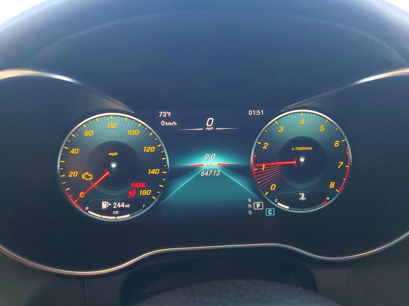 2021 Mercedes-benz C class VIN W1KWF8DB0MR650439 COPART salvage auction — FRONT END, CA - SALVAGE CERTIFICATE, sold $8,100 on 2026-08-20 (photo 9)