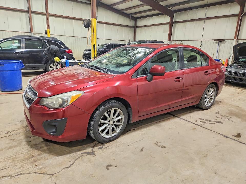 2014 Subaru Impreza VIN JF1GJAC6XEH024483 COPART salvage auction — REAR END, Pa - Certificate Of Salvage, sold $1,300 on 2026-07-17 (photo 1)