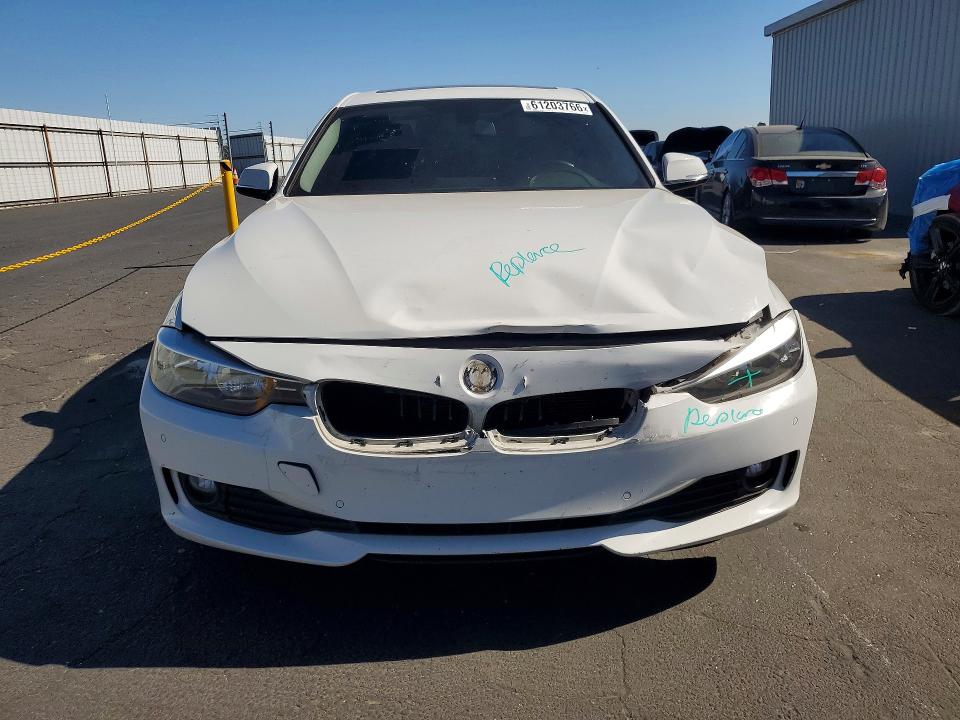 2015 BMW 3er VIN WBA3B1G59FNT05407 COPART salvage auction — FRONT END, CA - SALVAGE CERTIFICATE, sold $750 on 2026-07-23 (photo 5)