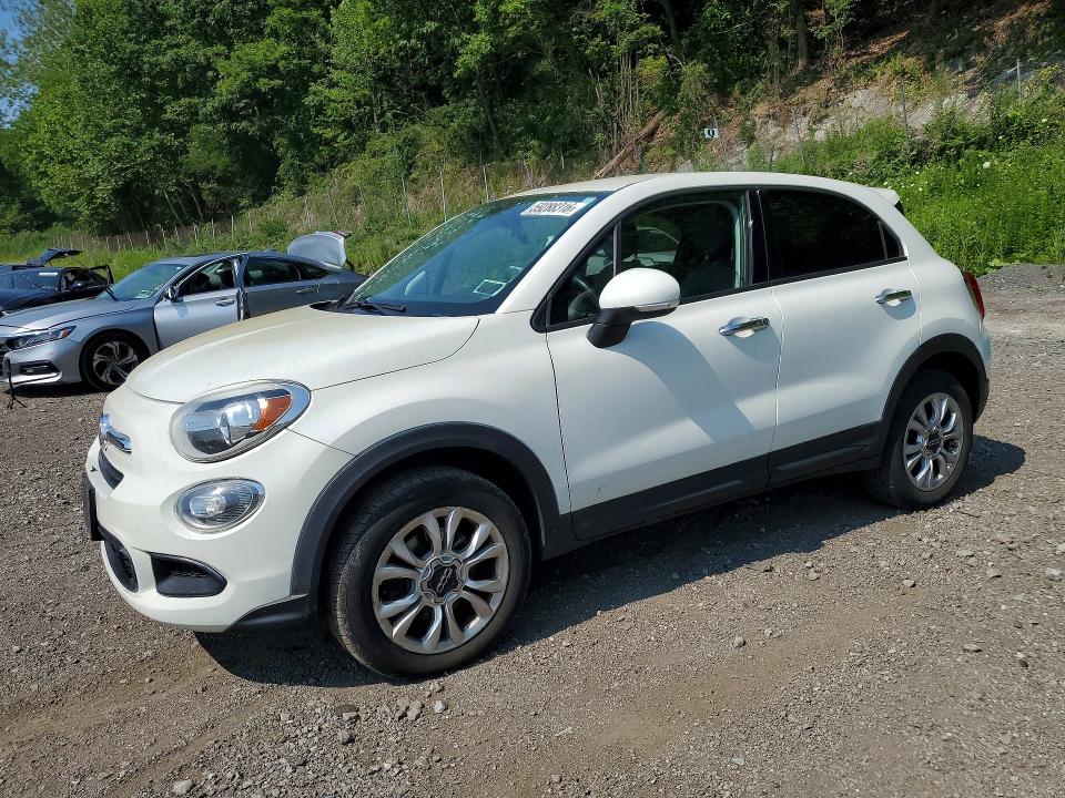 2016 Fiat 500x VIN ZFBCFYBT2GP381906 COPART salvage auction — BURN, NY - MV-907A SALVAGE CERTIFICATE, sold $450 on 2026-07-16 (photo 1)