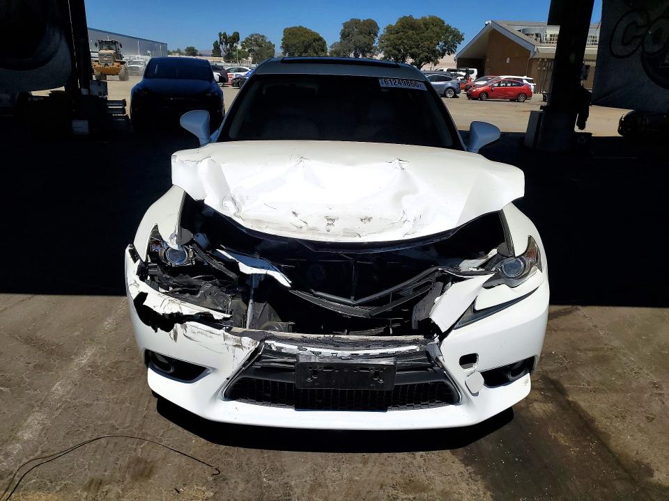 2014 Lexus Is VIN JTHBF1D2XE5035453 COPART salvage auction — FRONT END, CA - SALVAGE CERTIFICATE, sold $2,850 on 2026-07-23 (photo 5)
