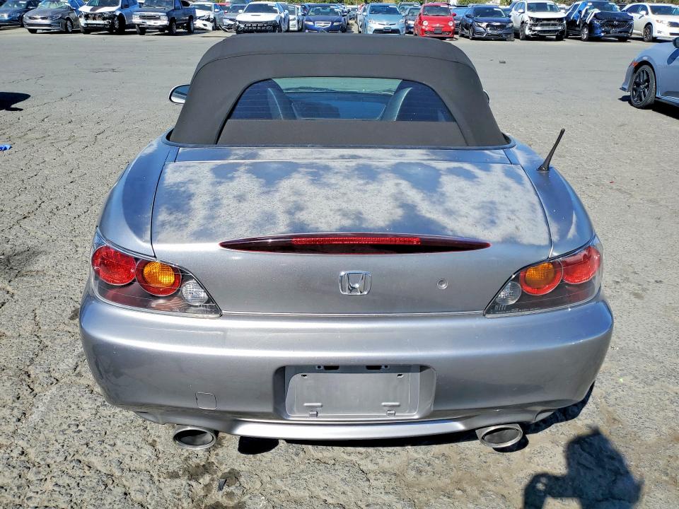 2007 Honda S2000 VIN JHMAP21457S000490 COPART salvage auction — FRONT END, Ca - Salvage Certificate, sold $5,500 on 2026-07-31 (photo 6)