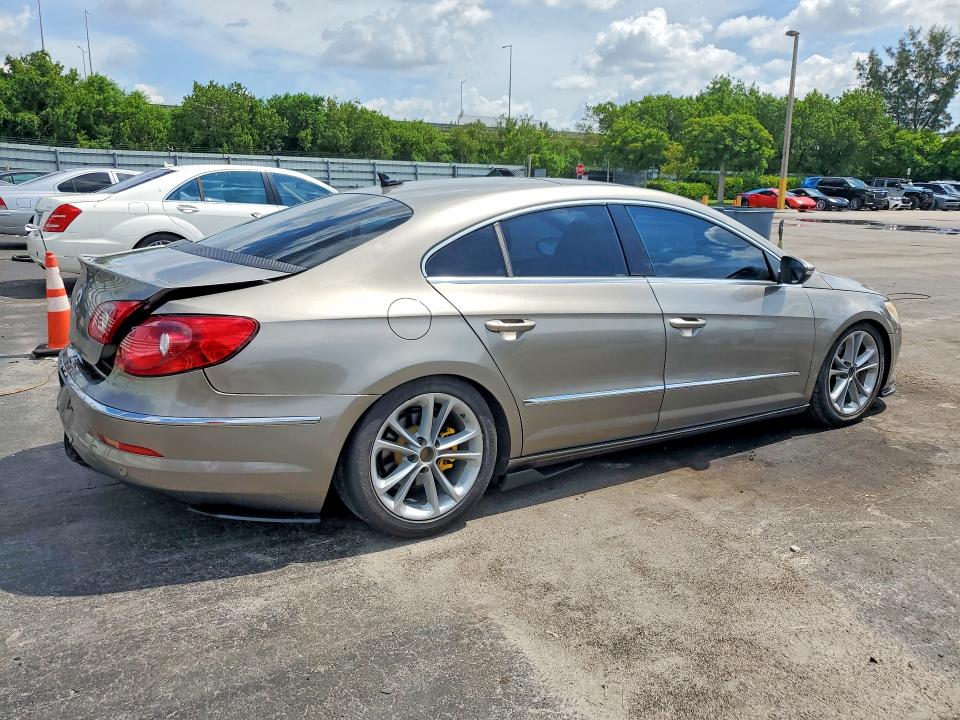 2009 Volkswagen Cc VIN WVWHL73C09E529280 COPART salvage auction — REAR END, Fl - Cert Of Title Slvg Rebuildable, sold $375 on 2026-08-10 (photo 3)
