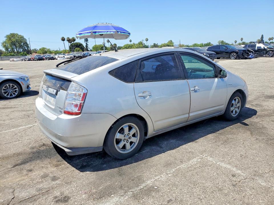 2007 Toyota Prius VIN JTDKB20U777596341 COPART salvage auction — VANDALISM, Ca - Salvage Certificate, sold $60 on 2026-07-24 (photo 3)