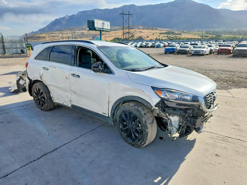 2020 Kia Sorento VIN 5XYPGDA5XLG682234 COPART salvage auction — FRONT END, Ut - Salvage Certificate, sold $1,650 on 2026-08-24 (photo 4)