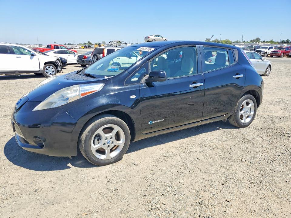 2012 Nissan Leaf VIN JN1AZ0CP1CT020587 COPART salvage auction — NORMAL WEAR, Ca - Dis/Dlr/Exp Only Clean Title, sold $1,200 on 2026-07-28 (photo 1)