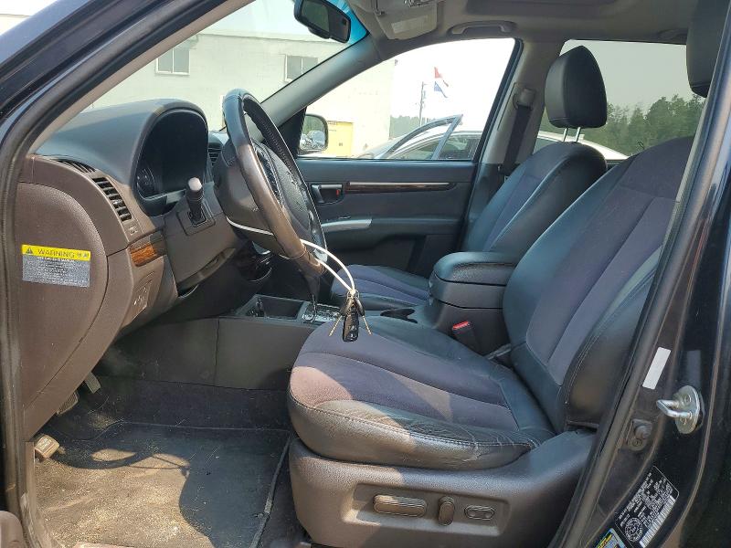 2012 Hyundai Santa fe VIN 5XYZG4AG3CG149443 COPART salvage auction — FRONT END, ON - PERMIT NO BRAND - UNFIT, sold $625 on 2026-07-28 (photo 7)
