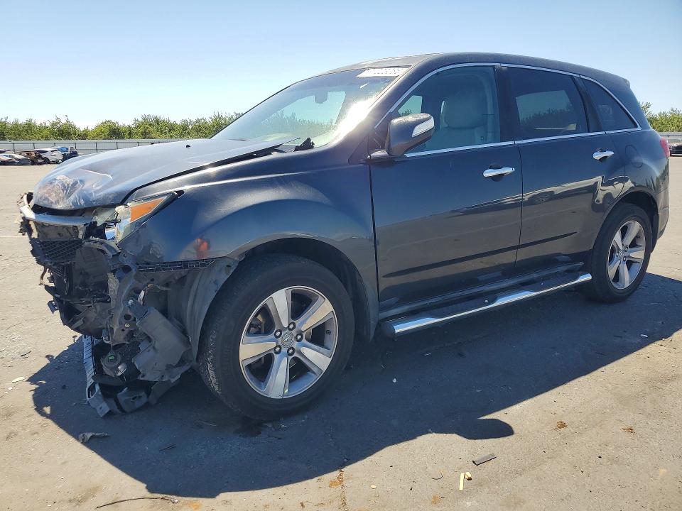 2013 Acura Mdx VIN 2HNYD2H3XDH521773 COPART salvage auction — FRONT END, Ca - Salvage Certificate, sold $550 on 2026-07-23 (photo 1)