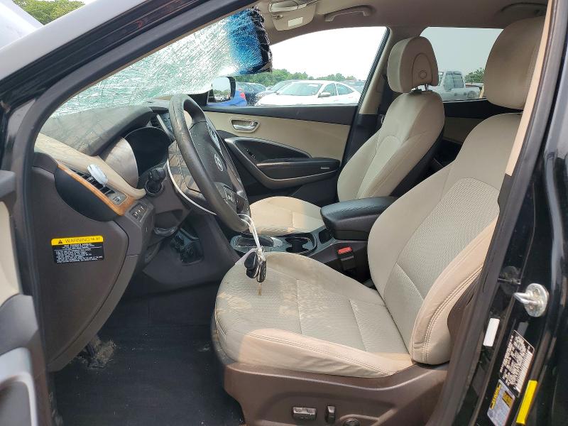 2016 Hyundai Santa fe VIN 5XYZUDLBXGG380050 COPART salvage auction — ROOF, MA - CERT OF TITLE-RECONSTRCTD COLL, sold $1,100 on 2026-07-22 (photo 7)