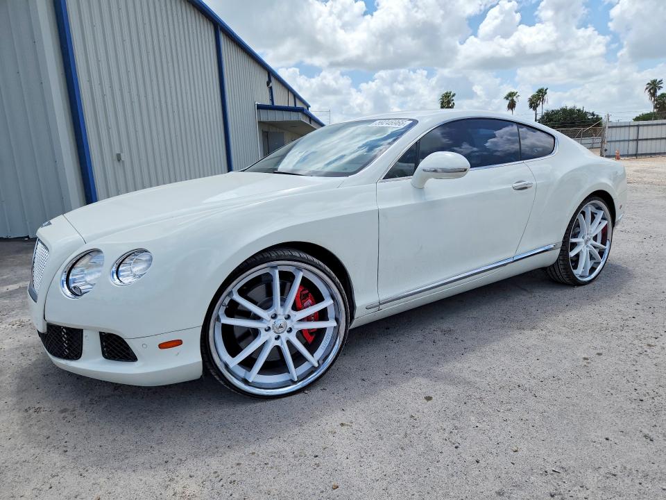 2012 Bentley Continental gt VIN SCBFR7ZAXCC071524 COPART salvage auction — MINOR DENT/SCRATCHES, Ny - Certificate Of Title, sold $26,000 on 2026-07-27 (photo 1)
