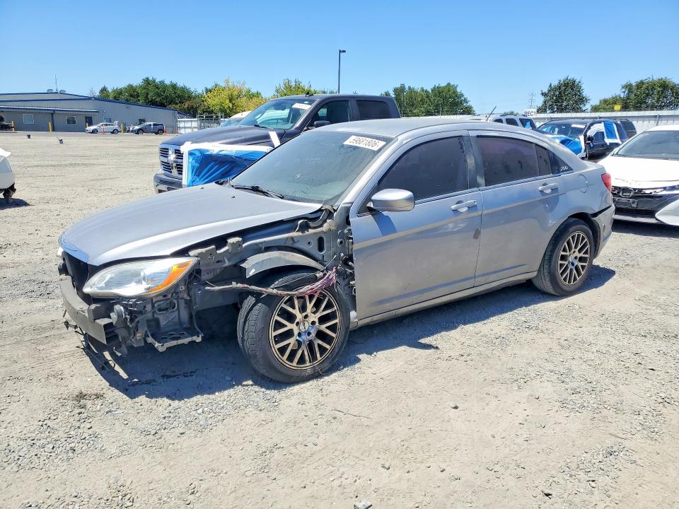 2014 Chrysler 200 VIN 1C3CCBBGXEN105735 COPART salvage auction — FRONT END, Ca - Salvage Certificate, sold $825 on 2026-07-16 (photo 1)