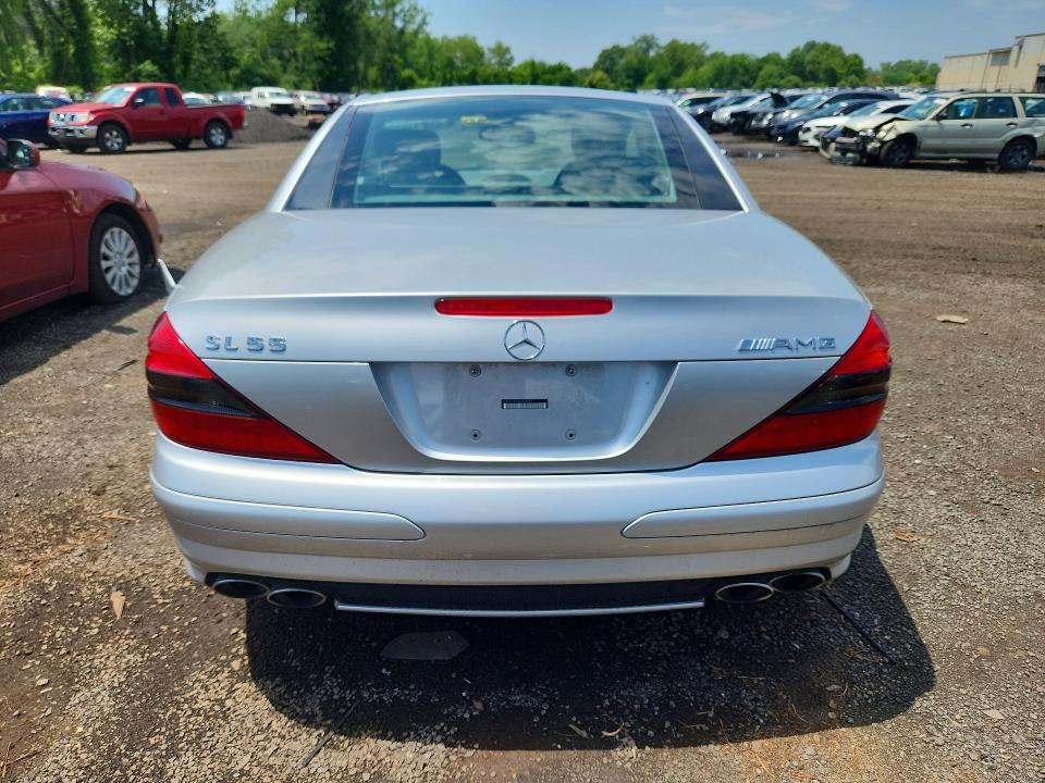 2005 Mercedes-benz Sl-class VIN WDBSK74F45F092839 COPART salvage auction — UNDERCARRIAGE, CT - CERT OF TITLE-SALVAGE, sold $650 on 2026-07-10 (photo 6)