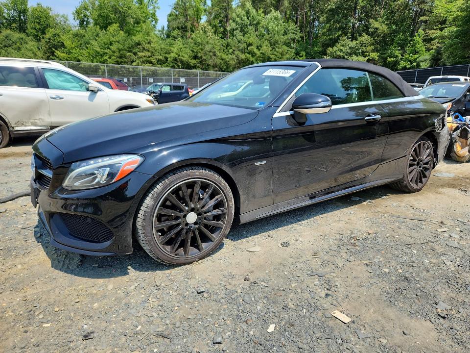 2018 Mercedes-benz C-klasse VIN WDDWK4KB3JF653971 — COPART salvage auction photo