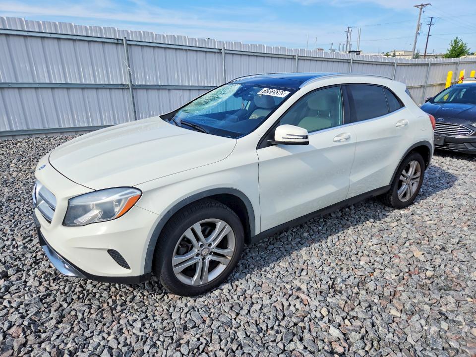 2017 Mercedes-benz Gla-klasse VIN WDCTG4GB5HJ358296 COPART salvage auction — FRONT END, Wi - Junked Vehicle Bill Of Sale, sold $2,200 on 2026-07-20 (photo 1)