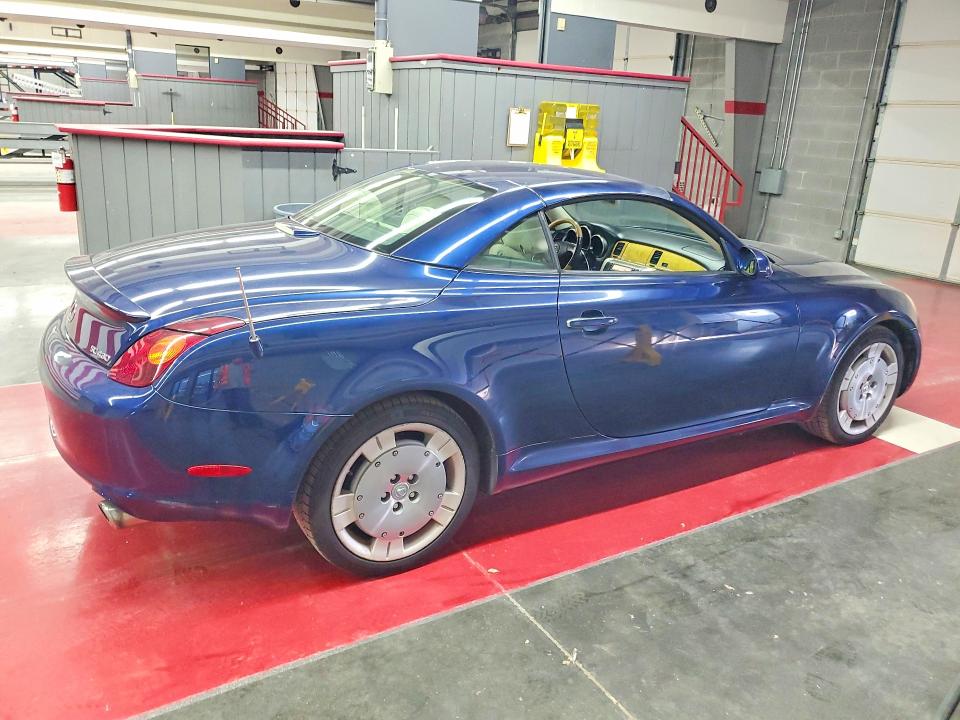 2002 Lexus Sc 430 VIN JTHFN48YX20034560 COPART salvage auction — MINOR DENT/SCRATCHES, WV - CERTIFICATE OF TITLE, sold $300 on 2026-07-27 (photo 3)
