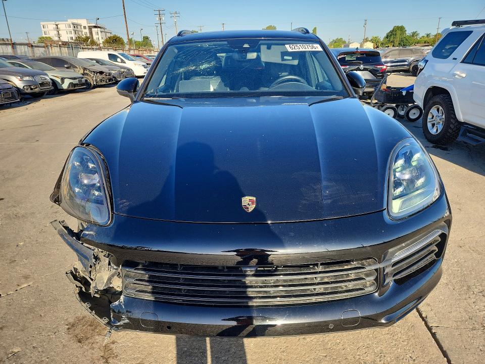 2021 Porsche Cayenne VIN WP1AB2AYXMDA27704 COPART salvage auction — FRONT END, CA - SALVAGE CERTIFICATE, sold $19,000 on 2026-07-29 (photo 5)