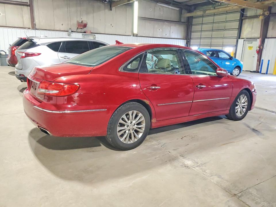 2011 Hyundai Azera VIN KMHFC4DF7BA538615 COPART salvage auction — FRONT END, IA - CERTIFICATE OF TITLE, sold $725 on 2026-07-15 (photo 3)