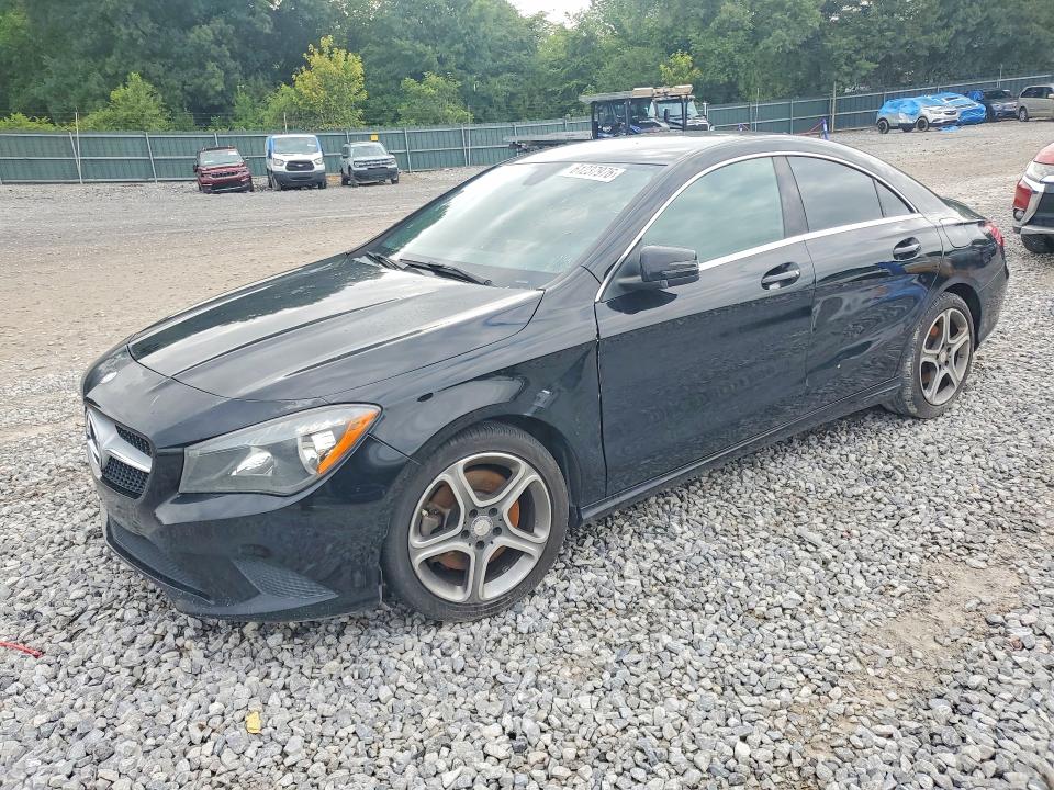 2014 Mercedes-benz Cla-klasse VIN WDDSJ4GB6EN075757 COPART salvage auction — FRONT END, GA - CERTIFICATE OF TITLE (P), sold $3,100 on 2026-07-28 (photo 1)