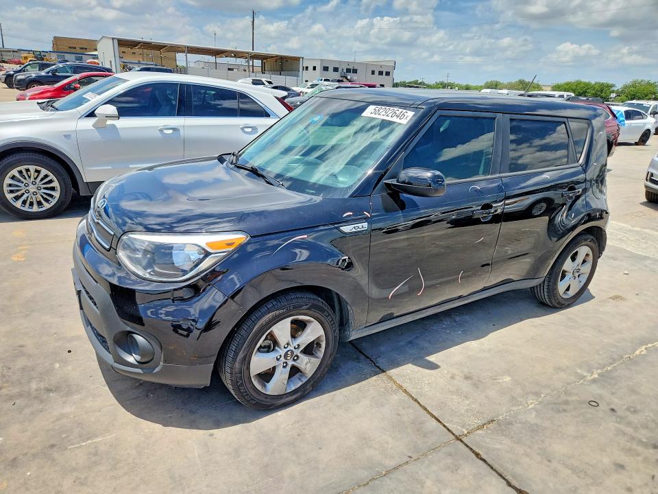 2019 Kia Soul VIN KNDJN2A23K7914397 COPART salvage auction — REAR END, Tx - Salvage Vehicle Title, sold $2,150 on 2026-07-20 (photo 1)