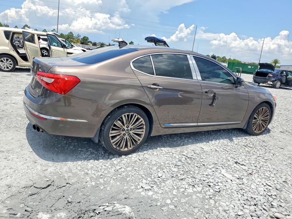 2014 Kia Cadenza VIN KNALN4D74E5151525 COPART salvage auction — SIDE, Fl - Cert Of Title Slvg Rebuildable, sold $1,050 on 2026-07-17 (photo 3)