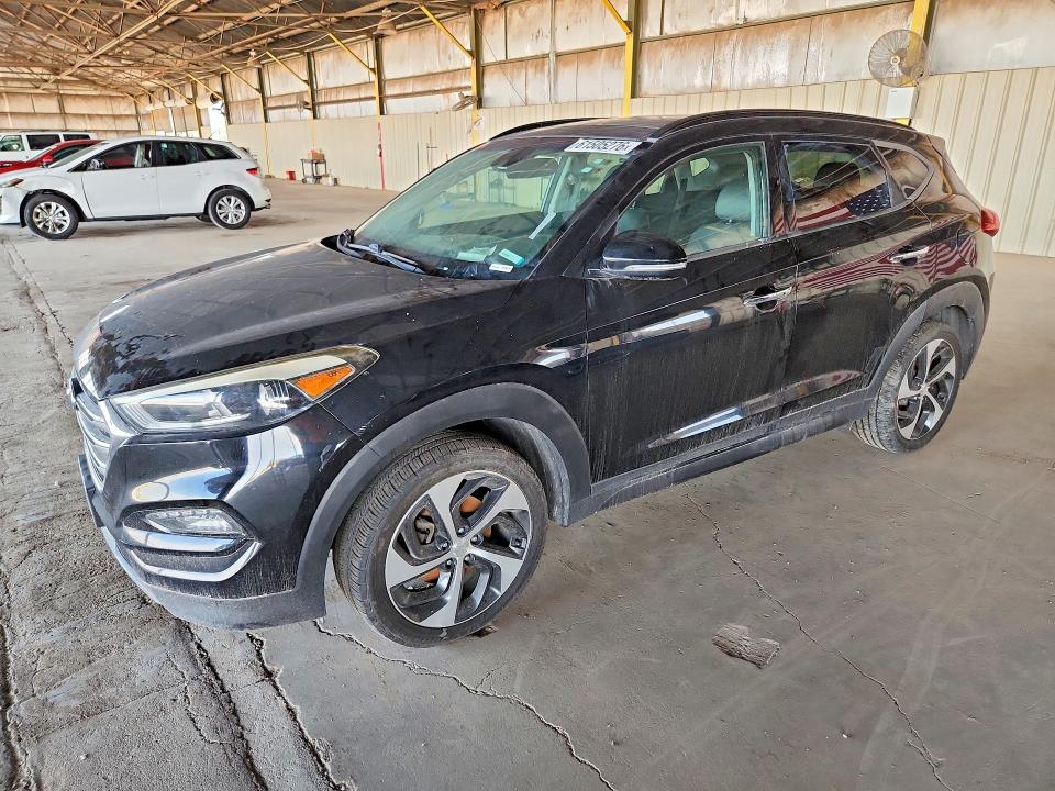 2016 Hyundai Tucson VIN KM8J3CA24GU174245 COPART salvage auction — MINOR DENT/SCRATCHES, Az - Certificate Of Title, sold $1,450 on 2026-07-29 (photo 1)