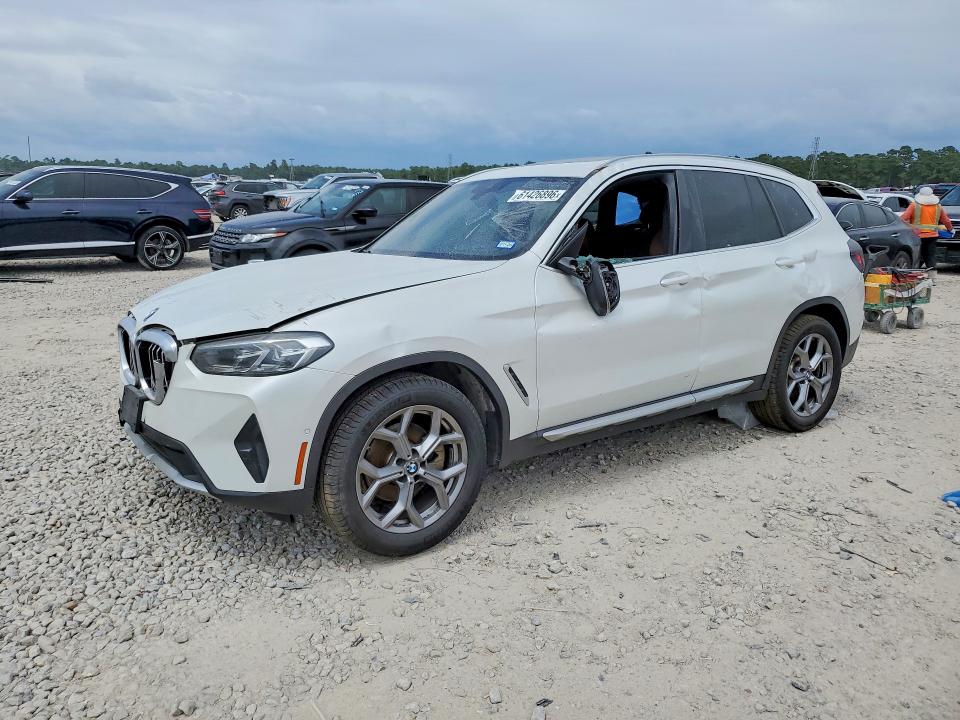 2024 BMW X3 VIN 5UX43DP00R9V22558 COPART salvage auction — ROLLOVER, Tx - Salvage Vehicle Title, sold $7,900 on 2026-07-28 (photo 1)