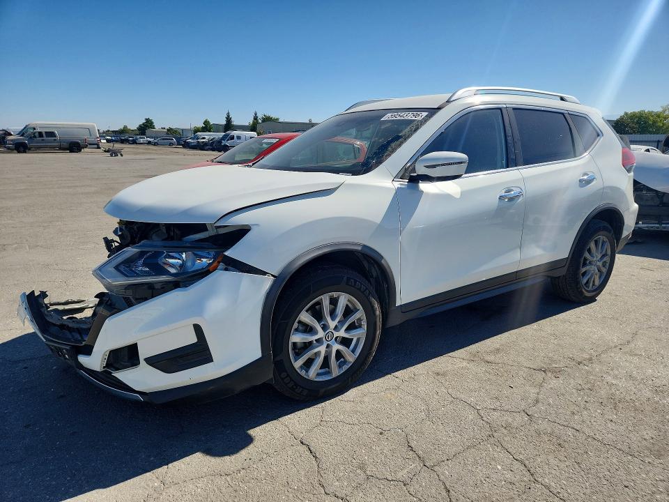 2020 Nissan Rogue VIN JN8AT2MV0LW113305 COPART salvage auction — FRONT END, Ca - Salvage Certificate, sold $2,200 on 2026-07-17 (photo 1)