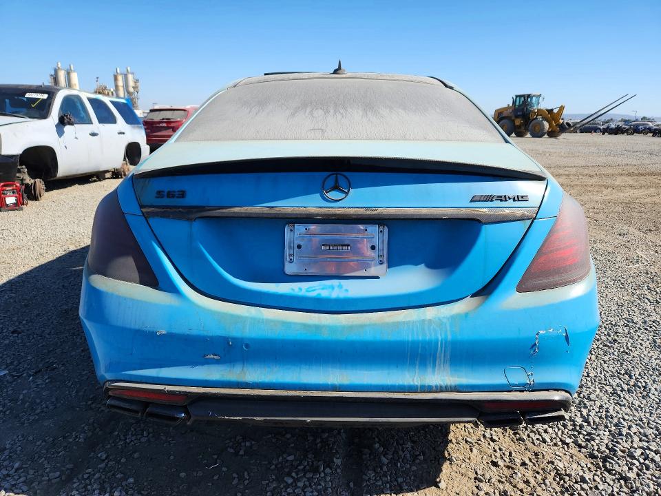 2015 Mercedes-benz S-klasse VIN WDDUG7JB0FA119214 COPART salvage auction — FRONT END, Ca - Salvage Certificate (P), sold $11,800 on 2026-07-14 (photo 6)
