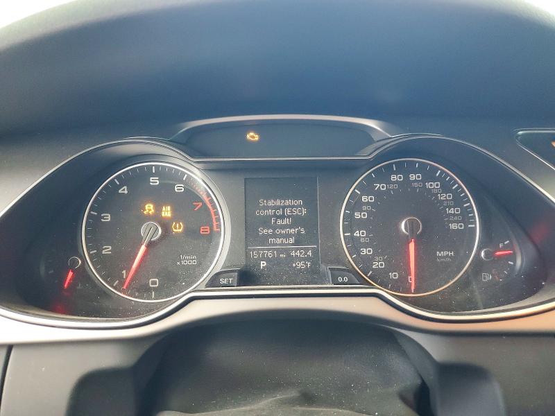 2013 Audi A4 VIN WAUBFAFL8DN006049 COPART salvage auction — FRONT END, Oh - Cert Of Title-Salvage, sold $500 on 2026-07-10 (photo 9)