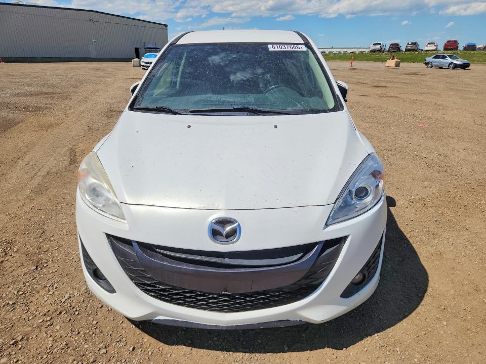 2013 Mazda 5 VIN JM1CW2DL4D0157161 COPART salvage auction — FRONT END, Ab - Bos - Rebuilt, sold $350 on 2026-07-21 (photo 5)