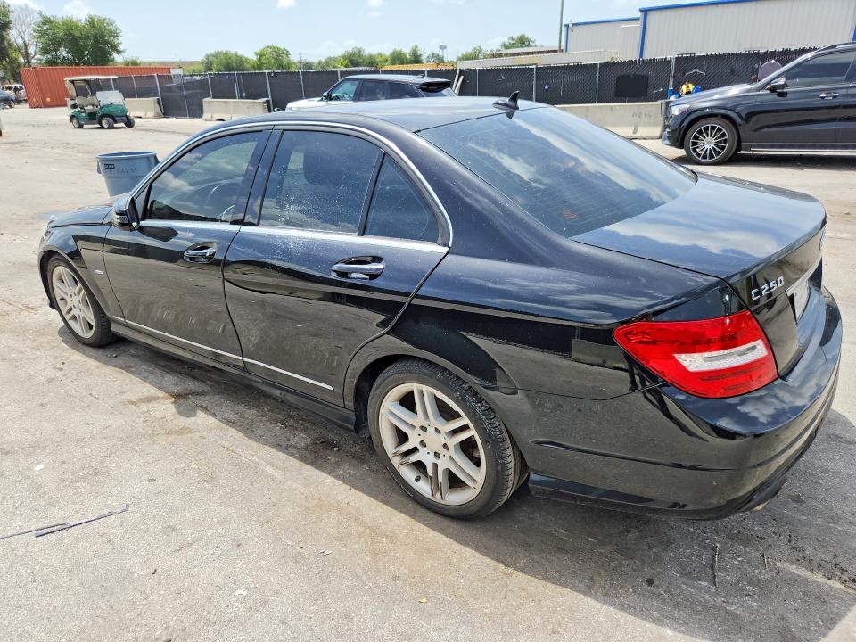 2012 Mercedes-benz VIN WDDGF4HB6CR224552 COPART salvage auction — FRONT END, Fl - Certificate Of Title, sold $3,550 on 2026-07-28 (photo 2)