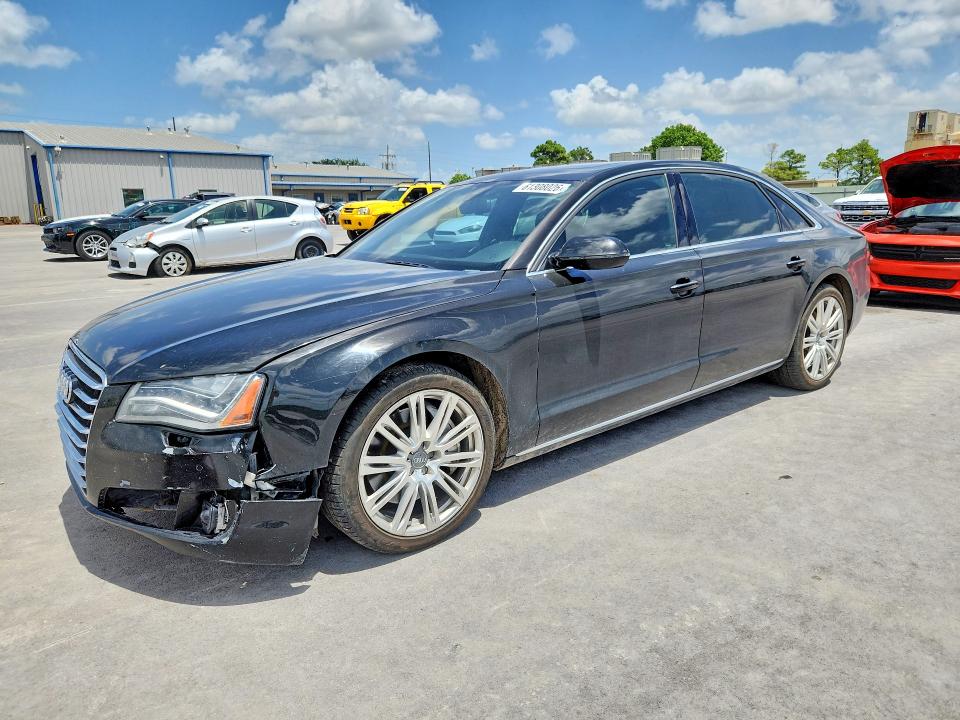 2014 Audi A8 VIN WAUR2AFD7EN006791 COPART salvage auction — FRONT END, Ok - Certificate Of Title, sold $625 on 2026-07-22 (photo 1)