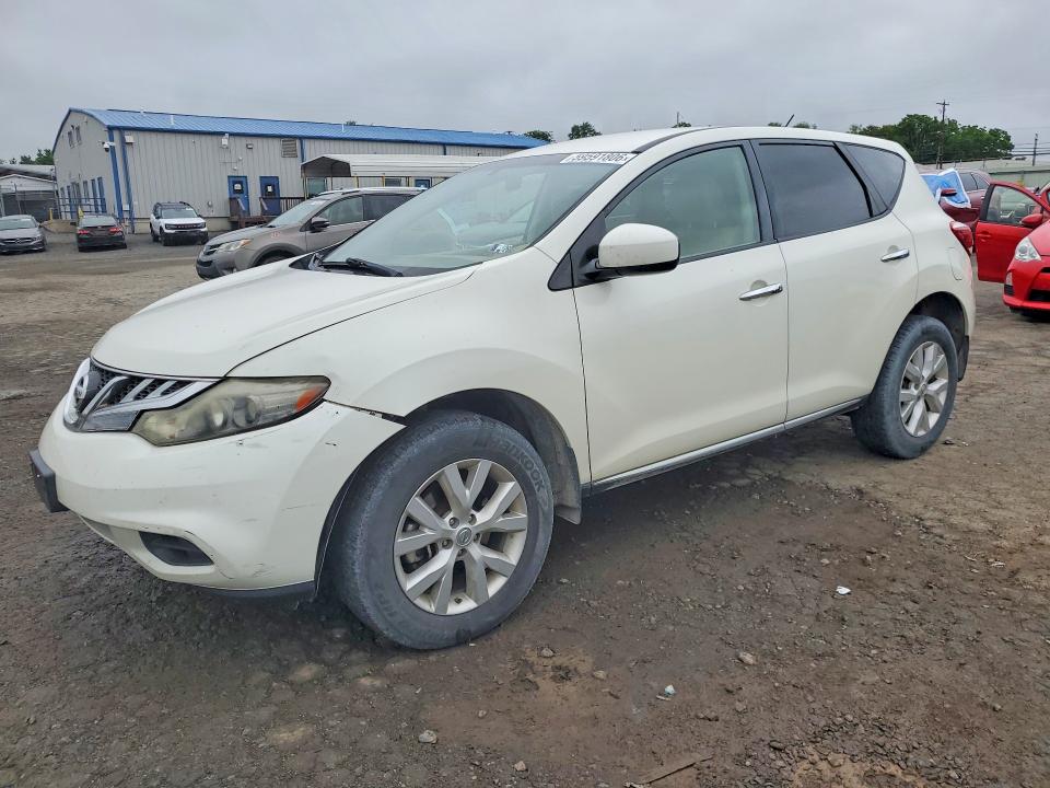 2011 Nissan Murano VIN JN8AZ1MW5BW187240 COPART salvage auction — FRONT END, Pa - Certificate Of Salvage, sold $425 on 2026-07-10 (photo 1)