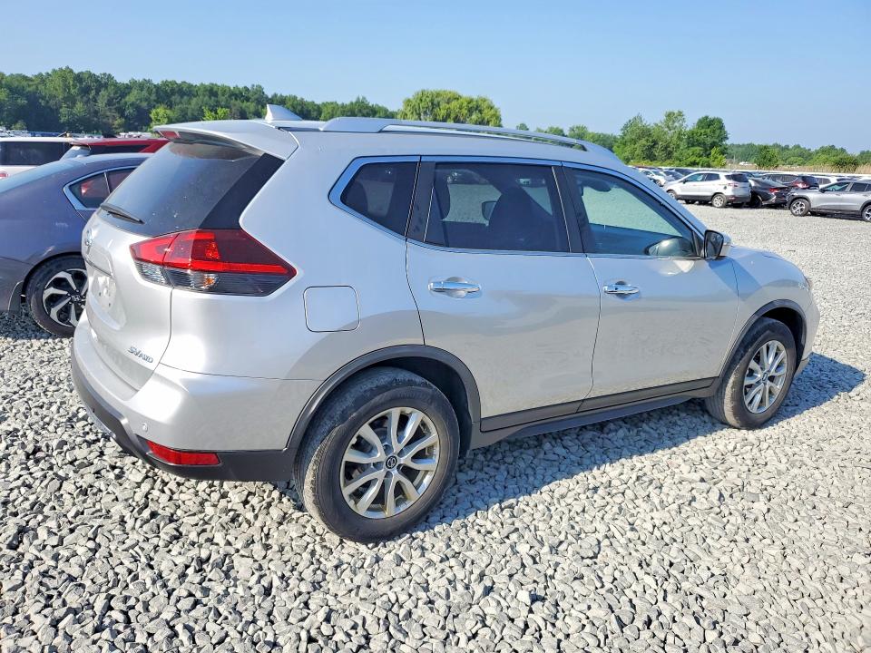 2020 Nissan Rogue VIN JN8AT2MV9LW113092 COPART salvage auction — HAIL, Oh - Cert Of Title-Salvage, sold $1,150 on 2026-07-27 (photo 3)