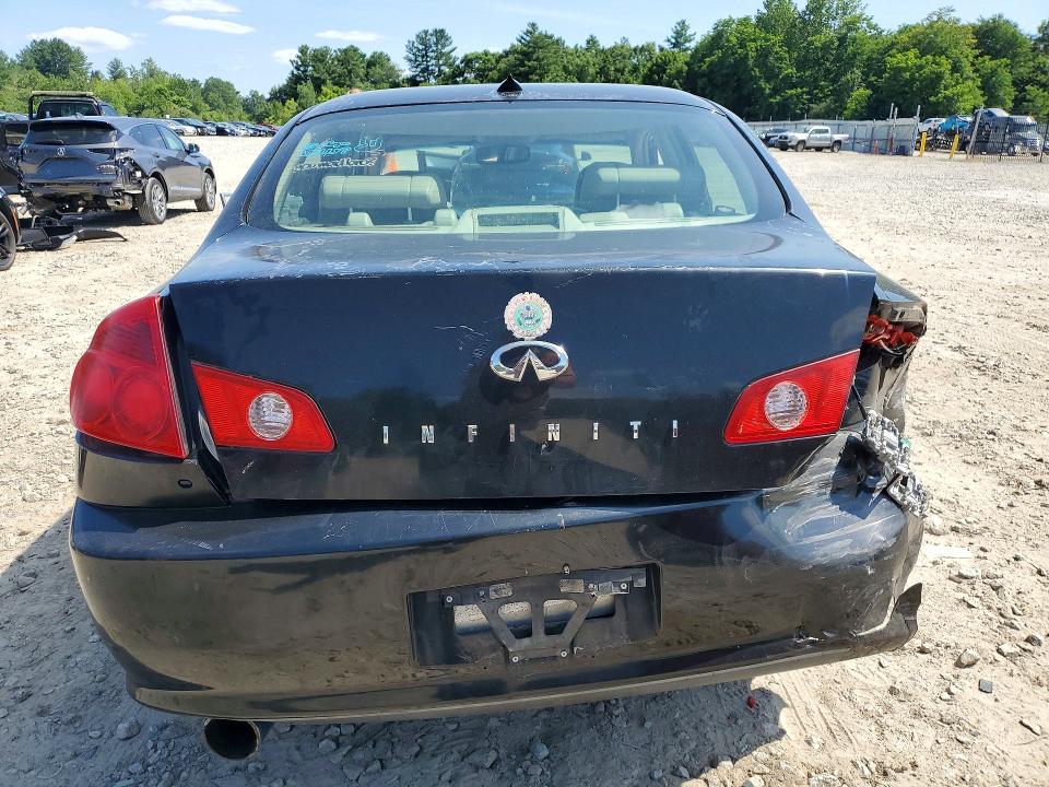 2006 Infiniti G35 VIN JNKCV51F86M607116 COPART salvage auction — FRONT END, MA - CERT OF TITLE-RECONSTRCTD COLL, sold $325 on 2026-07-23 (photo 6)