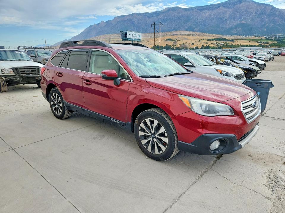 2017 Subaru Outback VIN 4S4BSAKC1H3394131 COPART salvage auction — REAR END, Ut - Salvage Certificate, sold $3,250 on 2026-08-31 (photo 4)