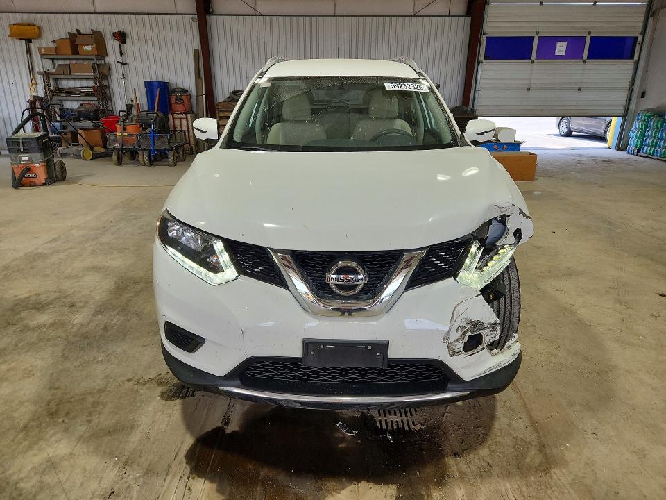 2016 Nissan Rogue VIN JN8AT2MT5GW012992 COPART salvage auction — FRONT END, PA - CERTIFICATE OF SALVAGE, sold $1,050 on 2026-07-31 (photo 5)