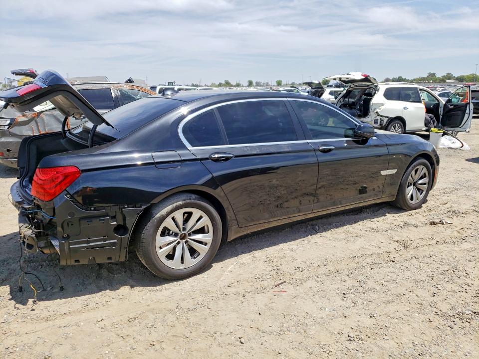 2012 BMW 7 series VIN WBAKB4C51CC577010 COPART salvage auction — REAR END, CA - SALVAGE CERTIFICATE, sold $3,800 on 2026-07-14 (photo 3)