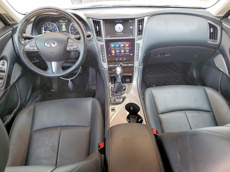 2017 Infiniti Q50 VIN JN1EV7APXHM739671 COPART salvage auction — FRONT END, Salvage Title, sold $1,200 on 2026-07-23 (photo 8)