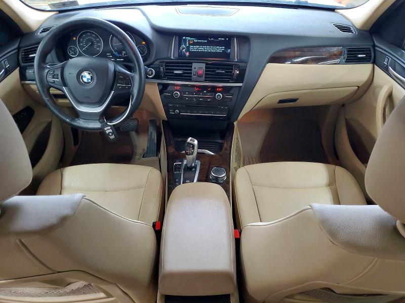 2016 BMW X3 VIN 5UXWX9C55G0D90834 COPART salvage auction — MINOR DENT/SCRATCHES, In - Dealer Only Clean Title (P), sold $4,850 on 2026-07-29 (photo 8)