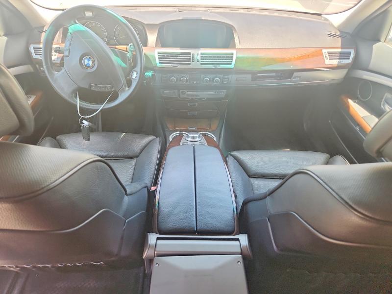2006 BMW 7 series VIN WBAHL83536DT00145 COPART salvage auction — NORMAL WEAR, CA - DIS/DLR/EXP ONLY CLEAN TITLE, sold $225 on 2026-07-28 (photo 8)