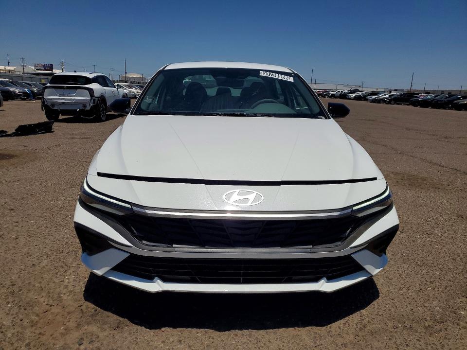 2026 Hyundai Elantra VIN KMHLM4DG5TU185817 COPART salvage auction — REAR END, AZ - CERT OF TITLE - SALVAGE (P), sold $3,800 on 2026-07-13 (photo 5)